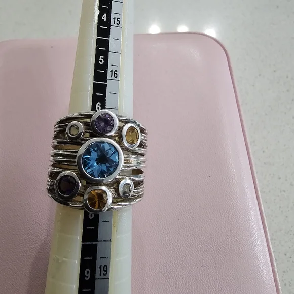 Custom Made Organic Style Sterling Silver Ring - Picture 5 of 10